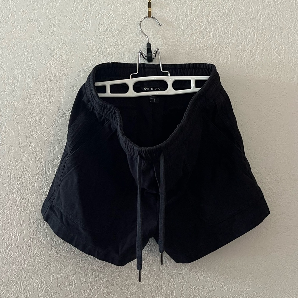 Athleta Black drawstring shorts